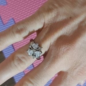 Cz stainless steel ring size 6 new with tags